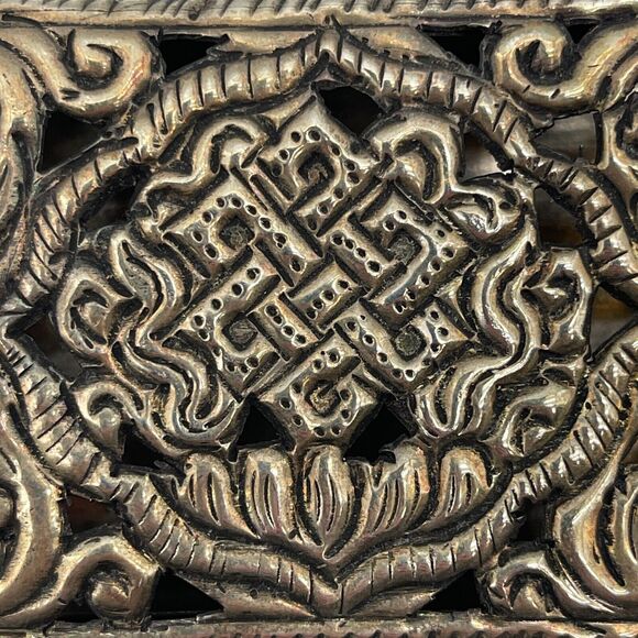 Vintage Silver Plate Incense Holder Trinket Jewelry Box 11" Elegant Storage - Picture 12 of 16